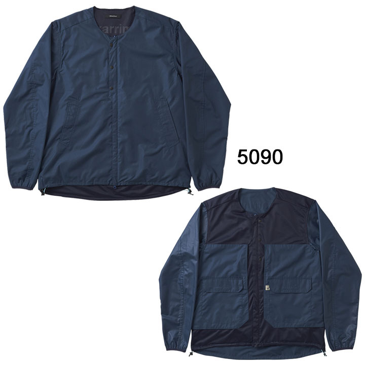【良品】カリマー ノーカラー 中綿ジャケット Karrimor カリマー ノーカラージャケット サイズXL（大人が買う