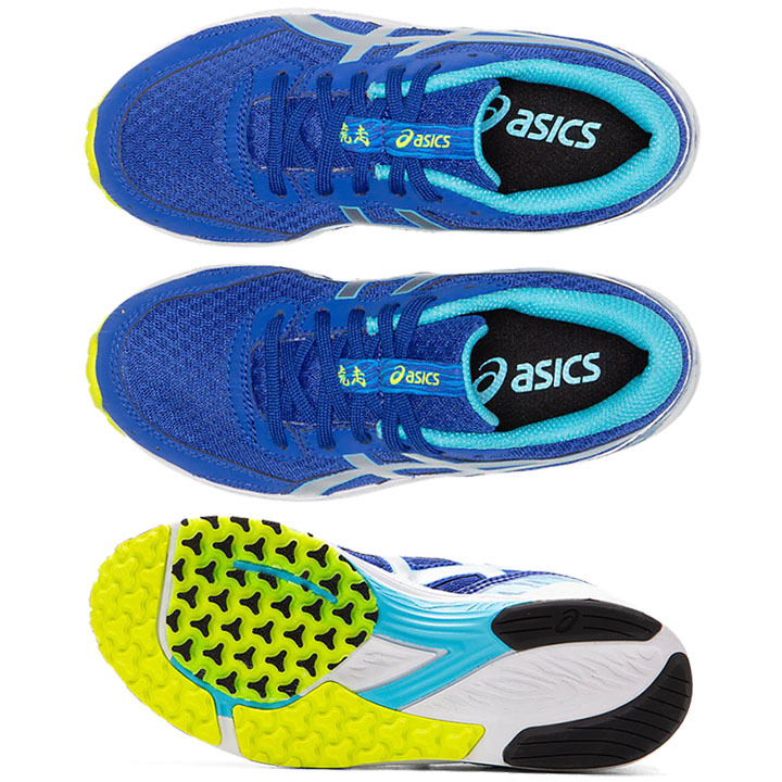 ASICS ジュニア ランニングシューズ ひも靴 21-25.0cm キッズ