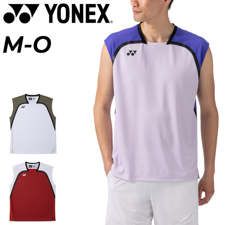 YONEX（ヨネックス） メンズ ゲームシャツ ノースリーブ バドミントン