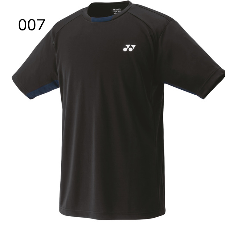 YONEX（ヨネックス） 黒 半袖バドミントンシャツ YONEX ゲームシャツ 半袖シャツ ユニホーム ウェア