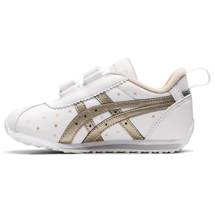 【新品】【ラッピング】asics 星柄 グレー 16cm ASICS キッズシューズ スニーカー 16-22cm アシックス asics