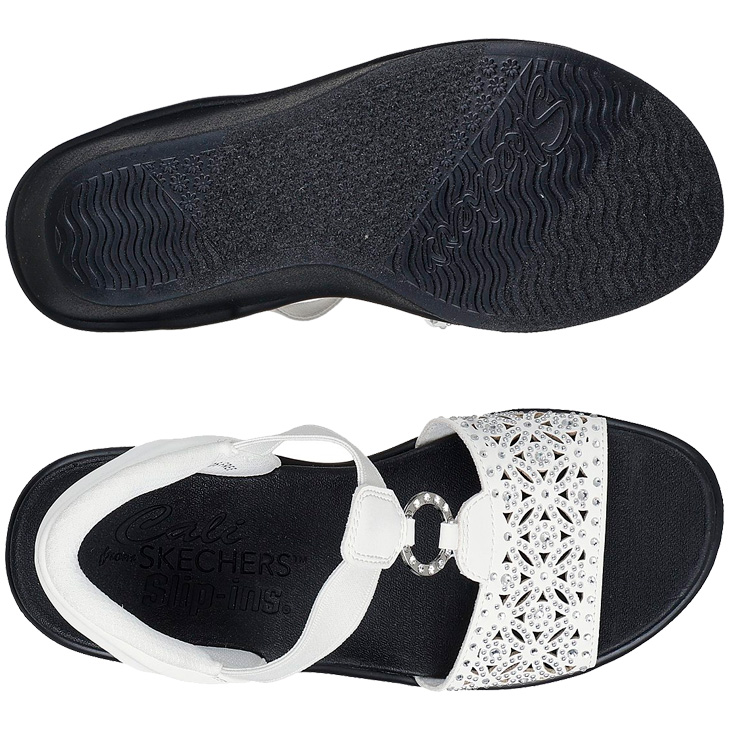 SKECHERS RUMBLE ON-DANCING AWAY ホワイトサンダル スケッチャーズ SKECHERS RUMBLE ON-DANCING AWAY （ホワイト