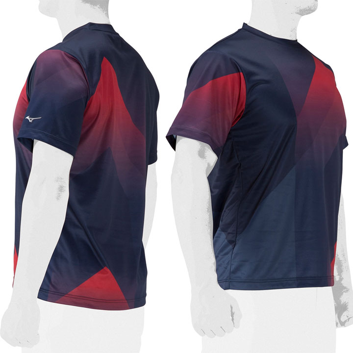 半袖 Tシャツ メンズ レディース ミズノ mizuno KIDO グラフィックT/トレーニング スポーツウェア 野球 ランニング ジム 男女兼用  運動 トップス/12JAAT10 :12JAAT10:APWORLD 通販 