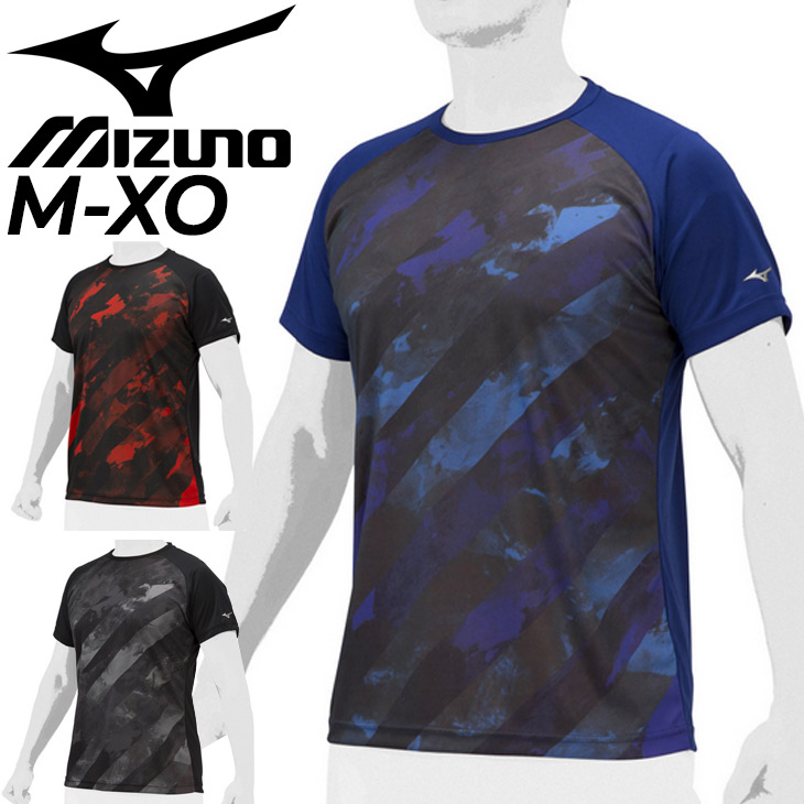 半袖 Tシャツ メンズ mizuno ミズノ グラフィック プリントT/トレーニング スポーツウェア 野球 ランニング 男性 運動  トップス/12JAAT58