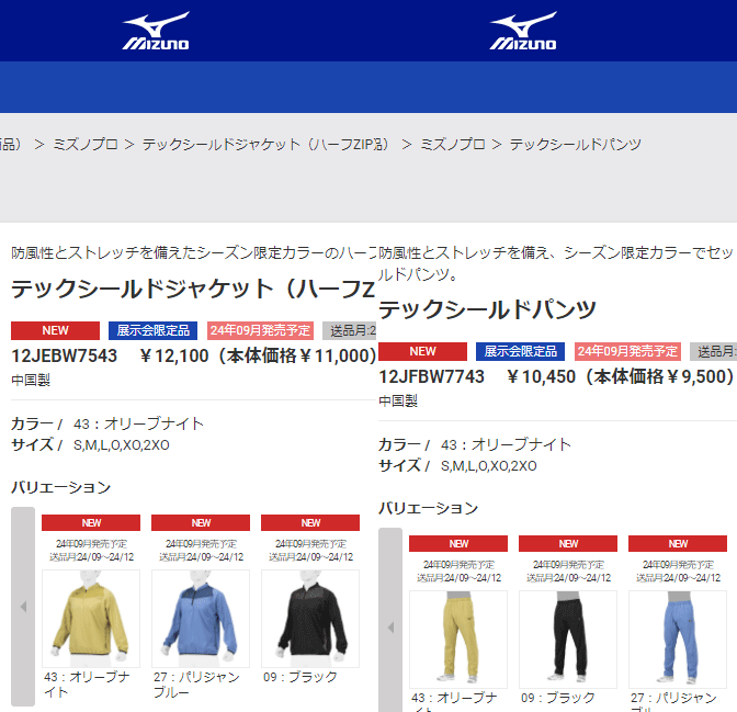 MIZUNO（ミズノ） トレーニングウェア 上下 メンズ ユニセックス