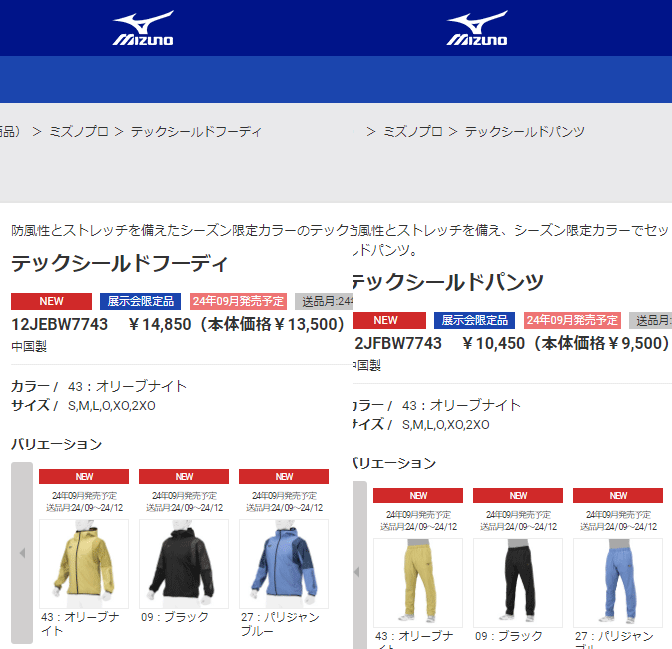 MIZUNO ミズノ トレーニングウェア 上下 メンズ ユニセックス