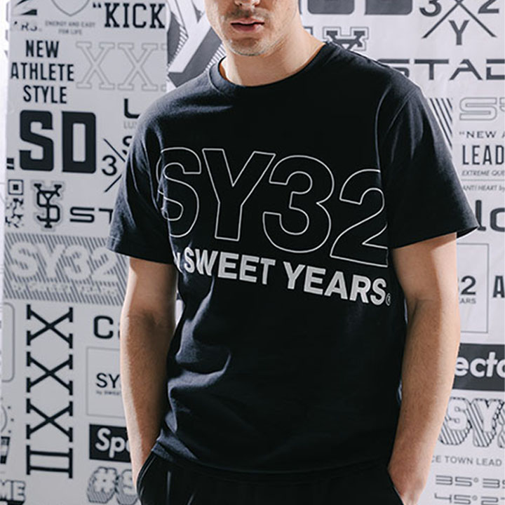 半袖 Tシャツ メンズ SY32 by SWEET YEARS スウィートイヤーズ SLASH