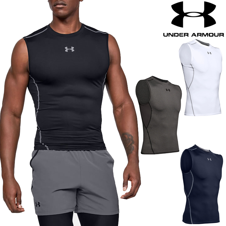 ノースリーブ コンプレッションシャツ メンズ/アンダーアーマー UNDER ARMOUR UAヒートギアアーマー スリーブレス/トレーニング スポーツ  /1358548【返品不可】 : 1358548 : APWORLD - 通販 - Yahoo!ショッピング