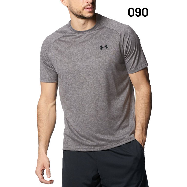 アンダーアーマー 半袖Tシャツ メンズ UNDERARMOUR UAテック2.0 スポーツウェア 大きいサイズ トレーニング 抗菌防臭 クルーネック  ワンポイント /1358553