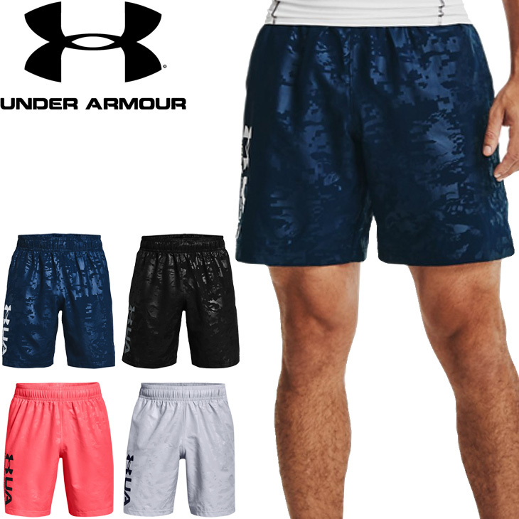 ハーフパンツ メンズ アンダーアーマー UNDER ARMOUR ウーブン