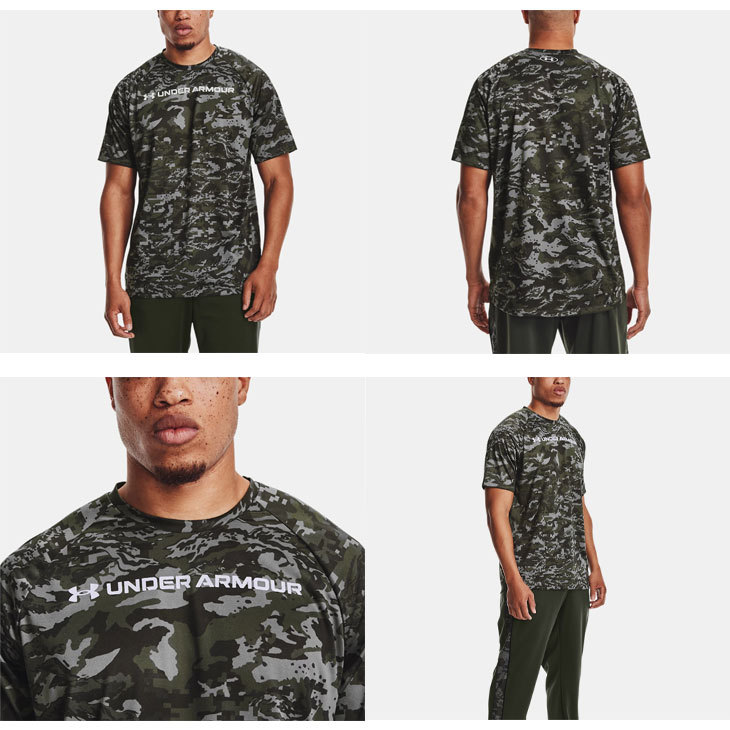 半袖 Tシャツ メンズ アンダーアーマー UNDER ARMOUR UAテック［ABC］カモSS Tee/スポーツウェア トレーニング 吸汗速乾  抗菌防臭 男性 カモフラ柄 /1361698 :1361698:APWORLD - 通販 - Yahoo!ショッピング