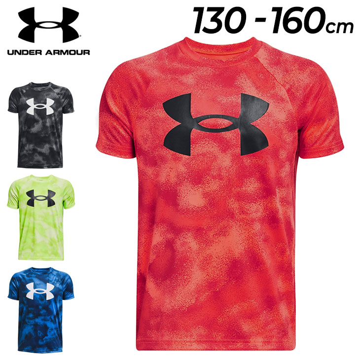 アンダーアーマー キッズ 半袖Tシャツ UNDERARMOUR UA テック 130-160cm 子供服 ジュニア 男の子 子ども トレーニング  スポーツウェア ビッグロゴ /1363278