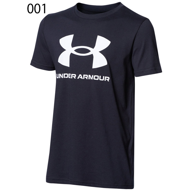 アンダーアーマー 半袖 Tシャツ キッズ ジュニア 130-160cm 子供服 UNDER ARMOUR UAスポーツスタイル ロゴT ルーズ 子ども  速乾 スポーツウェア /1363282