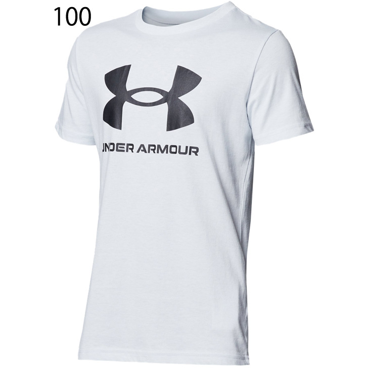 アンダーアーマー 半袖 Tシャツ キッズ ジュニア 130-160cm 子供服 UNDER ARMOUR UAスポーツスタイル ロゴT ルーズ 子ども  速乾 スポーツウェア /1363282