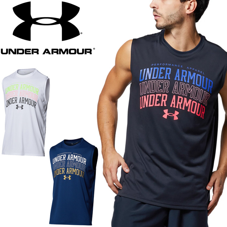 ノースリーブシャツ メンズ アンダーアーマー UNDERARMOUR UAテック