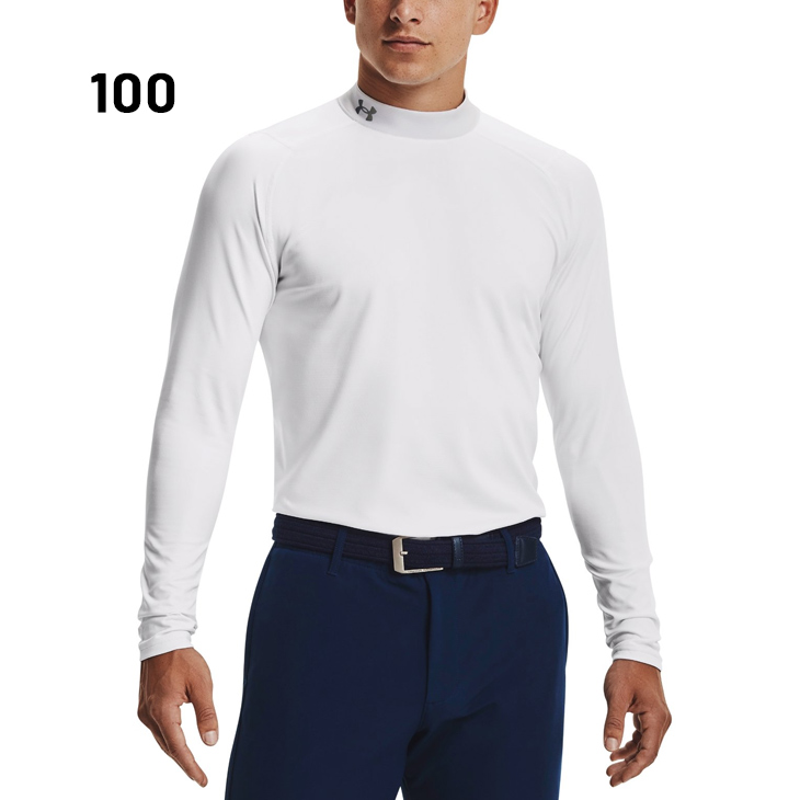【新品】アンダーアーマー　ゴルフシャツ　ハーフジップ　長袖　モックネック　XL UNDER ARMOUR アンダーアーマー インナーシャツ ゴルフウェア
