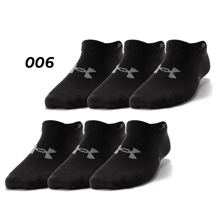 UNDER ARMOUR アンダーアーマー キッズ 靴下 6足組 19-23cm 6P