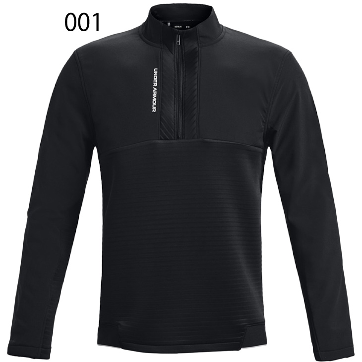 UNDER ARMOUR - アンダーアーマー  1/2ジップ トップス ゴルフ アウター ブルー Ｍ メンズ アンダーアーマー公式】 UAストーム セーターフリース 1/2ジップ