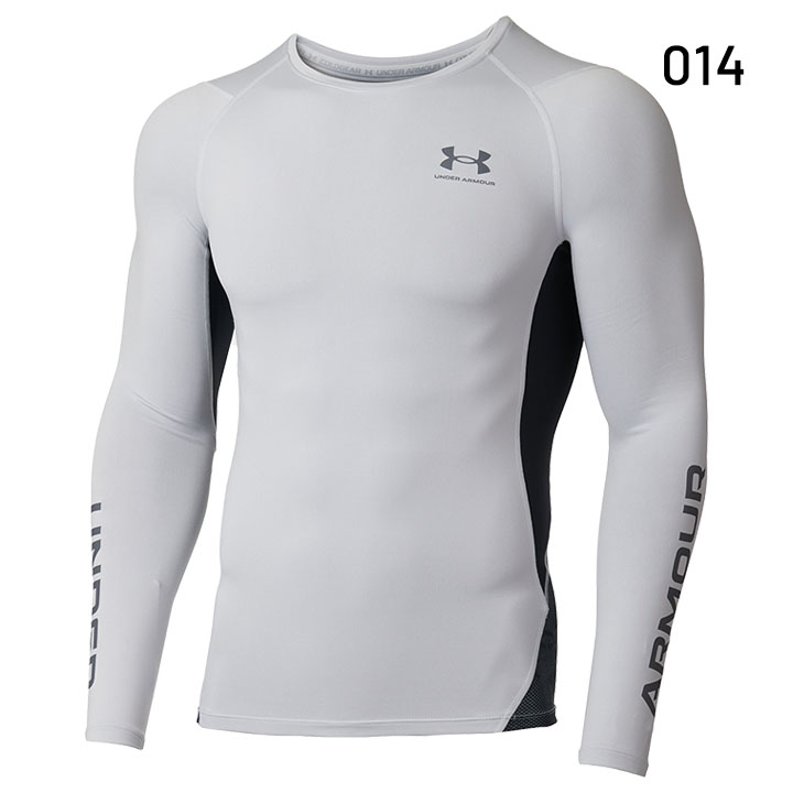 コンプレッション インナーシャツ 長袖 メンズ/アンダーアーマー UNDER ARMOUR/クルーネック トップス トレーニング スポーツウェア  /1375529【返品不可】