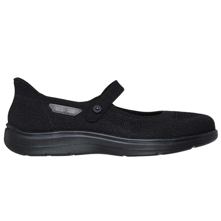 『希少,未使用級』スケッチャーズ メリージェーン ストラップ スリップインズ 黒 SKECHERS（スケッチャーズ） ストラップシューズ メリージェーン