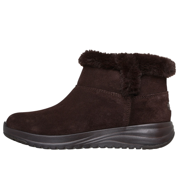 スケッチャーズ スリップインズ レディース 防水 スリッポンブーツ SKECHERS Slip-ins ON-THE-GO STELLAR ウィンターブーツ ハンズフリー  スエード レディースシューズ 秋冬 女性 婦人靴 ブランド くつ シンプル キレイめ 冬ブーツ/144740 SKECHERS（スケッチャーズ） スリップインズ レディース 防水