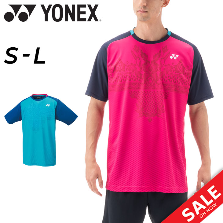 ヨネックス メンズ 半袖Tシャツ YONEX ドライ プリントT バドミントン