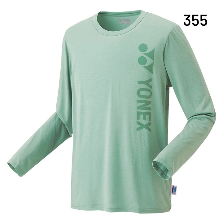 長袖Tシャツ メンズ レディース YONEX ヨネックス/スポーツウェア バドミントン ソフトテニス トレーニング トップス/涼感 ドライ  クルーネック ロンT /16596