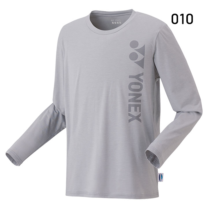 長袖Tシャツ メンズ レディース YONEX ヨネックス/スポーツウェア バドミントン ソフトテニス トレーニング トップス/涼感 ドライ  クルーネック ロンT /16596