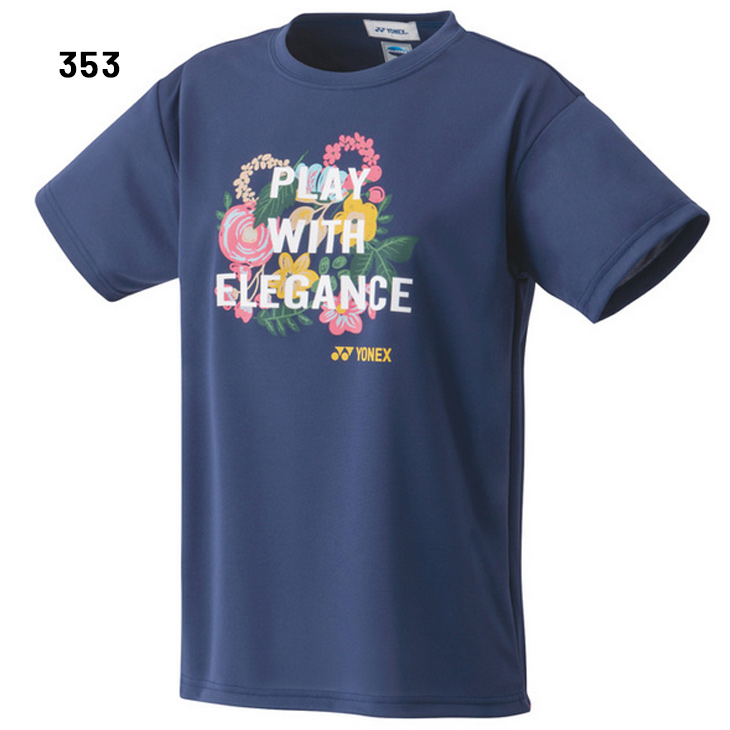 [YONEX] バドミントン半袖Tシャツ YONEX ヨネックス レディース 半袖 Tシャツ トップス