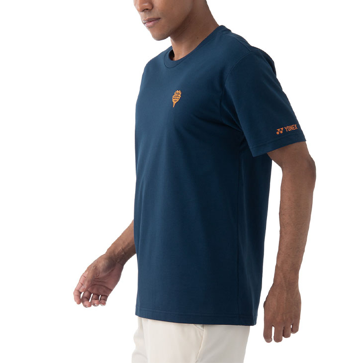 SeriNonnon　YONEX 半袖シャツ 青 黒　メンズLサイズ YONEX（ヨネックス） ユニTシャツ 半袖 メンズ レディース