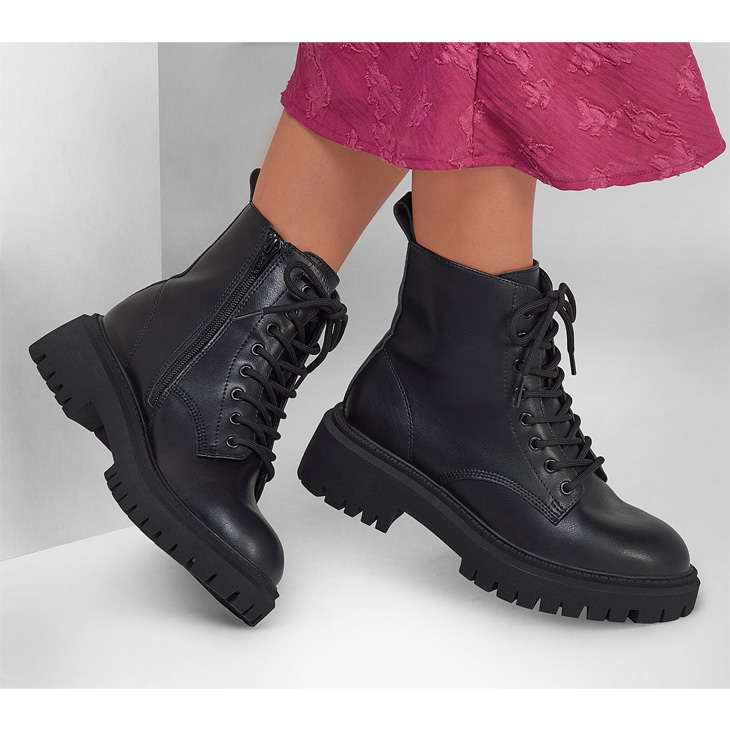 SKECHERS スケッチャーズ レザーブーツ レディース MODERN
