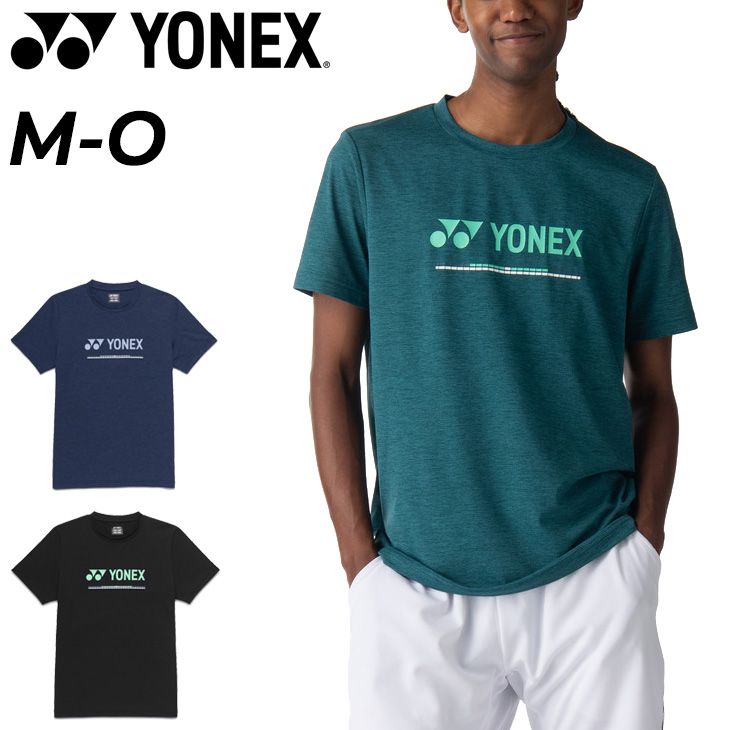 YONEX ネイビーシャツ oサイズ YONEX（ヨネックス） 半袖シャツ メンズ レディース ユニドライTシャツ