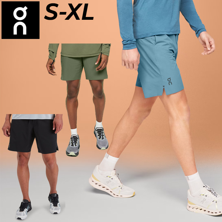 オン on ショートパンツ メンズ Hybrid Shorts インナータイツ付き タイトフィット 速乾 ハーフパンツ ランニング ジョギング  マラソン トレーニング /18500-501