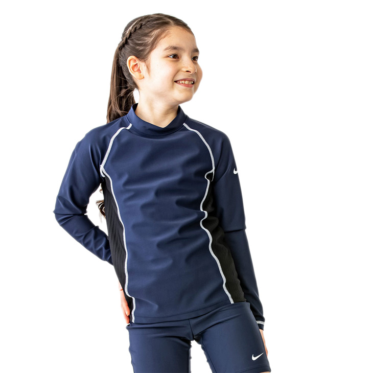 NIKE ナイキ キッズ ラッシュガード 長袖 ジュニア 女の子 SWIM
