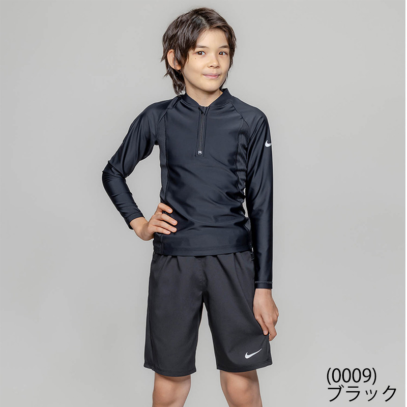 NIKE（ナイキ） キッズ ジュニア スクール水着 NIKE SWIM 長袖ショーツ