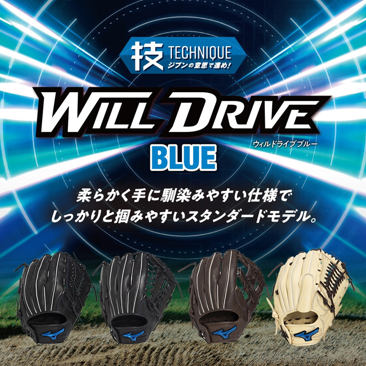 MIZUNO（ミズノ） ジュニア 軟式用グローブ 野球 右投げ オール