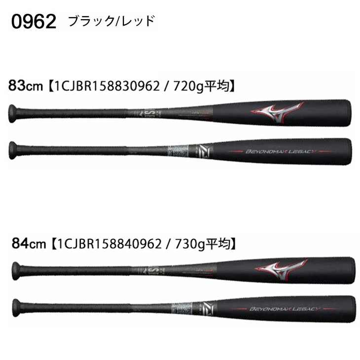 野球 バット 一般軟式用 83cm 84cm 85cm ミズノ mizuno FRP製 