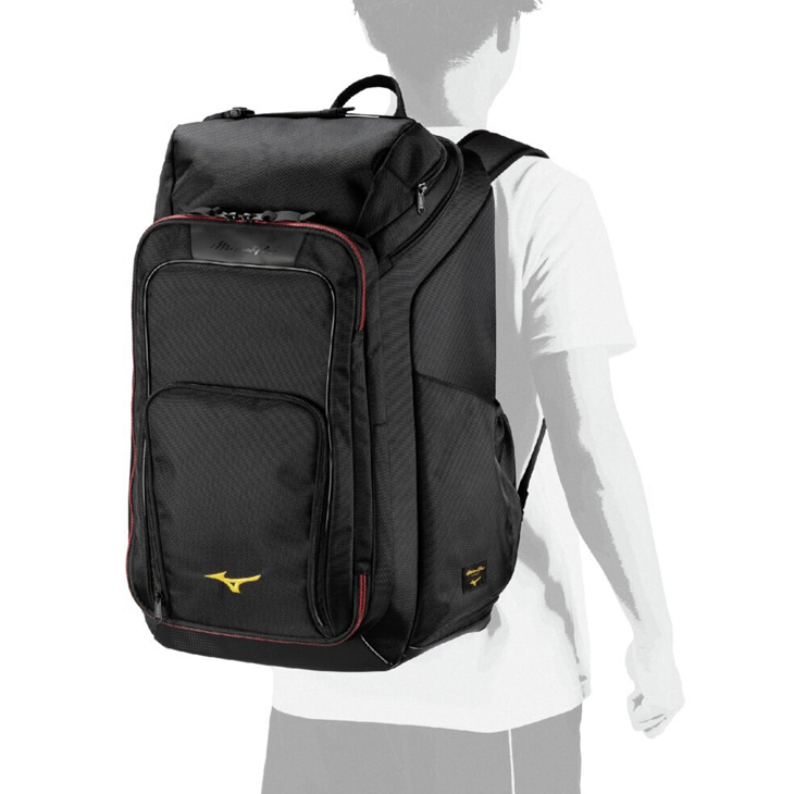 NECレッドロケッツ川崎　リュック(ミズノ社製オリジナルバッグ) Mizuno Pro ミズノ リュック 約45L 野球バッグ かばん mizuno