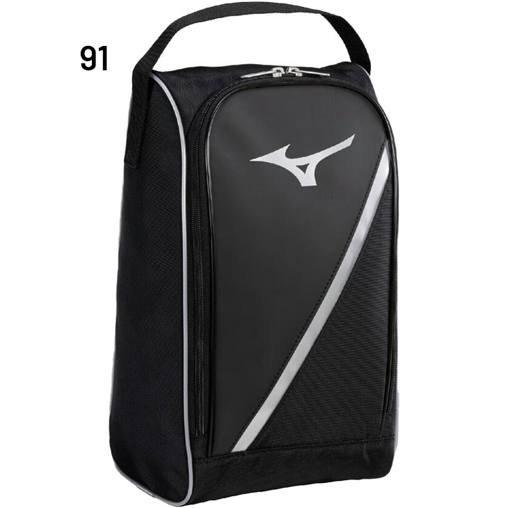 MIZUNO（ミズノ） シューズバッグ シューズケース 合成皮革 靴入れ