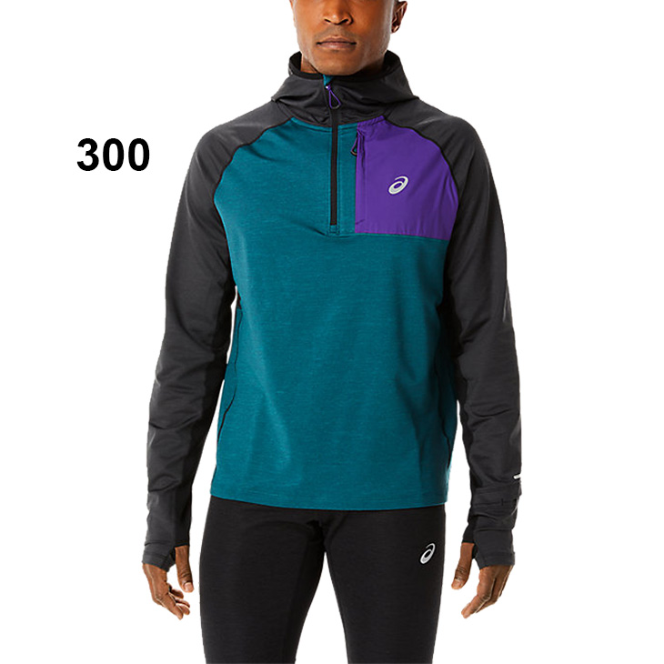 ASICS ランニングウェア 裏起毛 長袖 メンズ asics アシックス