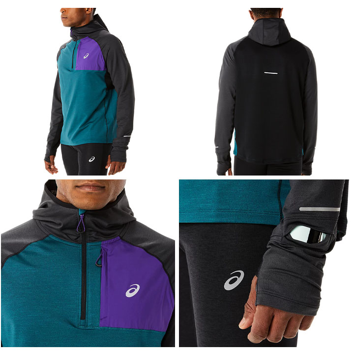 ASICS ランニングウェア 上下セット メンズ アシックス asics 裏