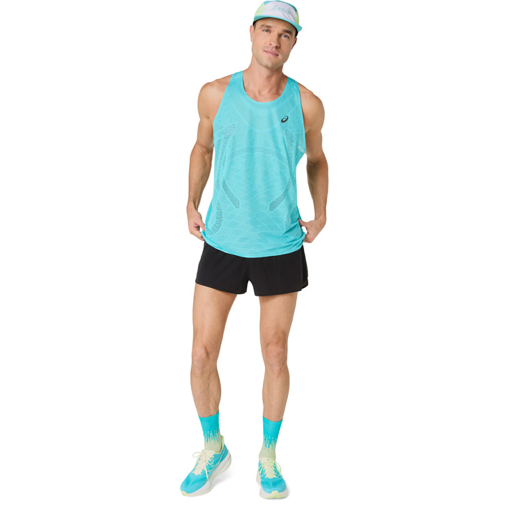 ASICS（アシックス） ノースリーブ シャツ メンズ 海外サイズ S-XL