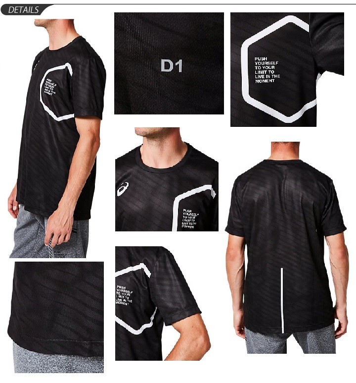 アシックス　LIMO スポーツシャツ　5枚セット　M ASICS アシックス メンズ シャツ 長袖 Tシャツ 丸首 ランニング