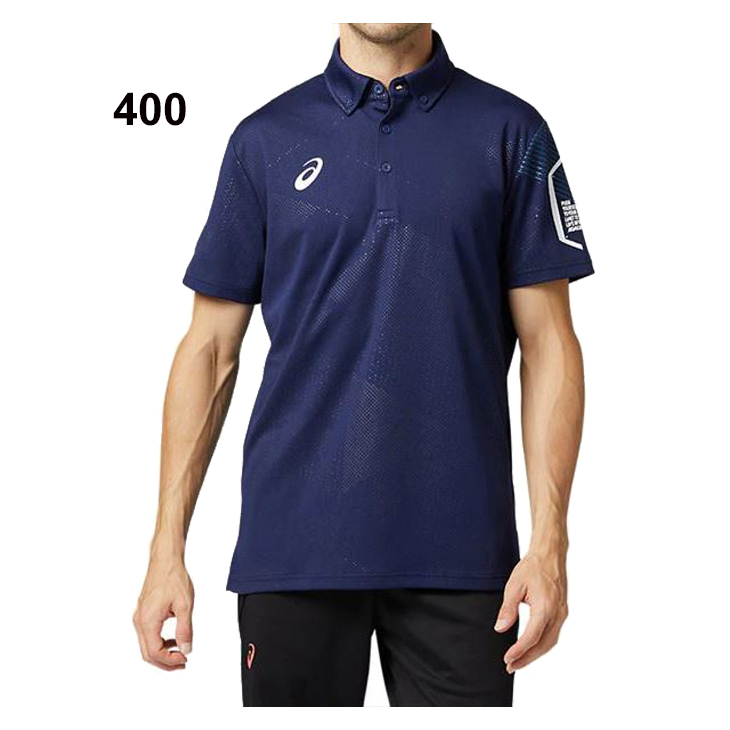 ASICS（アシックス） ポロシャツ 半袖 メンズ LIMO グラフィック
