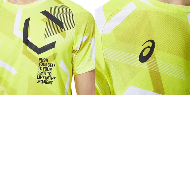 ASICS（アシックス） 半袖Tシャツ メンズ LIMO昇華グラフィックS/S