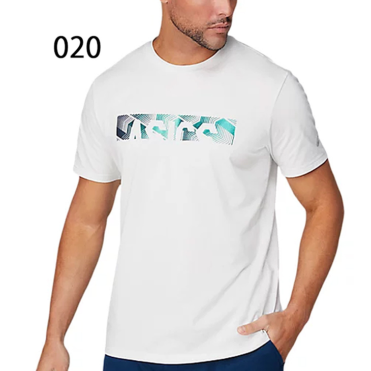 asics Tシャツ 半袖シャツ（バックプリントM） | ブリリアントホワイト