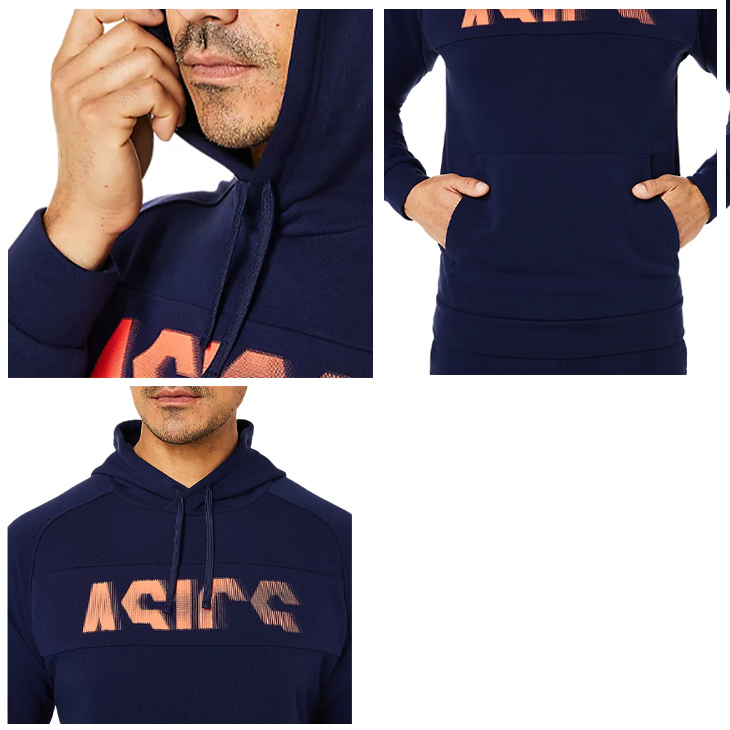 ASICS（アシックス） スウェット パーカー 長袖 トレーナー メンズ