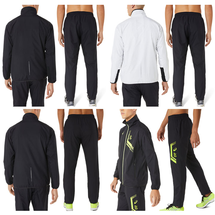 ASICS ウィンドブレーカー 上下 メンズ asics アシックス 裏