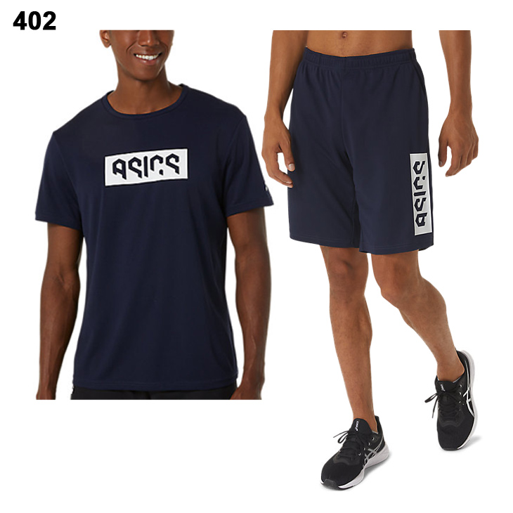 ASICS アシックス 半袖Tシャツ ハーフパンツ 上下 メンズ HEX