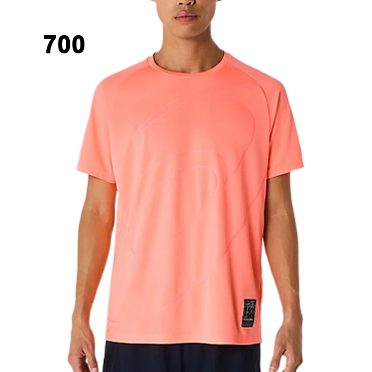 アシックス asics 世界陸上 半袖速乾Tシャツ レッド L ES3863